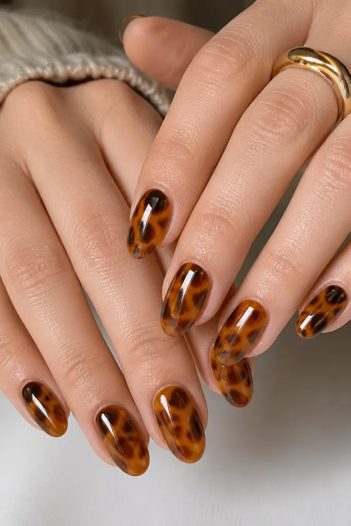 10 Fall Tortoise Shell Nails