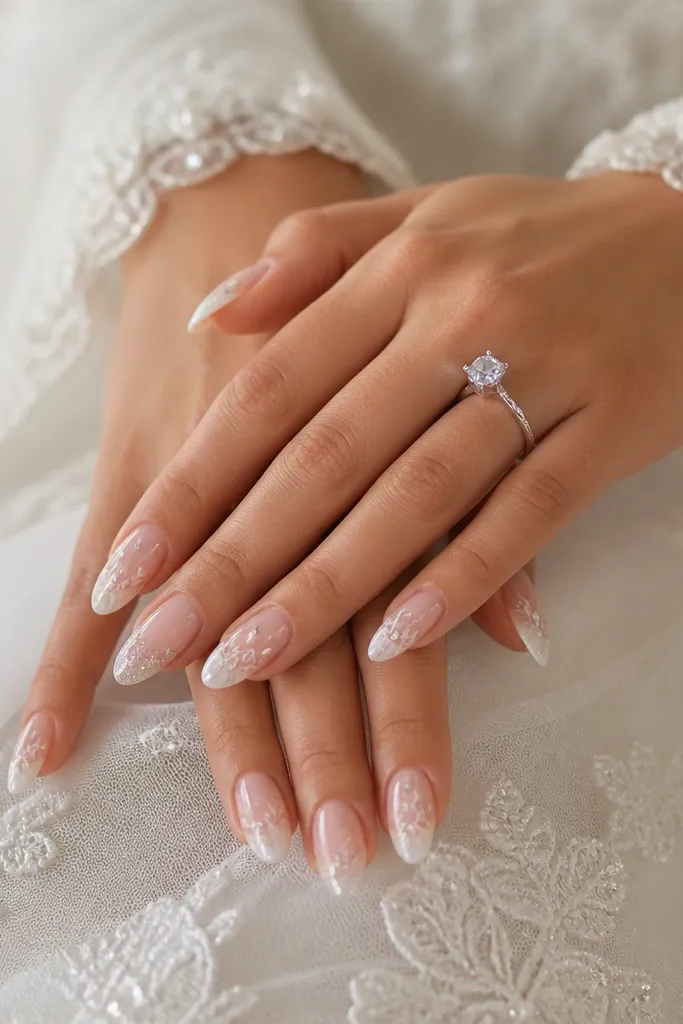 Bridal nail extension designs for a picture-perfect wedding look